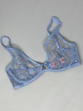 Agent Provocateur Zadi Blue Bra 32D New